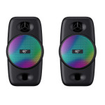 Caixa de Som Gamer Havit RGB, USB, 3W, Preto - SK213