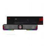Soundbar Gamer Redragon Darknets, 6W RMS, RGB, Bluetooth, Stereo, USB, 150Hz/20KHz, Botão Touch, Preto - GS570