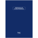 Livro Protocolo de Correspondência UND, Baag, Capa Dura, Com 100 Folhas, Azul - 0132