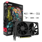 Placa De Vídeo PCYes Rx 550, AMD Radeon 4GB, GDDR5, 128Bit, Dual-fan, Projeto Edge, DP HDMI DVI - PVEX5504GBDF