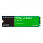 SSD WD Green SN350, 250GB, PCIe, M.2 NVMe, Leitura 2400MB/s, Escrita 1500MB/s - WDS250G2G0C