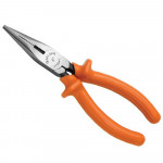 Alicate de Bico Meia Cana Curto 6" Belzer, Isolado, Laranja - 219041BBR