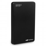 Case Para HD 2.5" C3Tech, SATA USB 2.0, Preto - CH-200BK