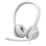 Headset Logitech, USB, Branco - H390