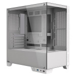 Gabinete Gamer PCYes Forcefield Twr White Ghost, ATX, Mid-Tower, Vidro Temperado, Sem Fonte e Fan, Branco - GFFTWRWG
