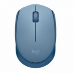 Mouse Sem Fio Logitech M170, USB, Azul - 910-006863