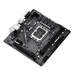 Placa Mãe ASRock H610M-HVS/M.2 R2.0, Intel LGA 1700, M-ATX, USB3.0, DDR4, HDMI, VGA - 90-MXBJJ0-A0BAY1Z