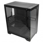 Gabinete Gamer K-Mex Poseidon II Black, CG-01F9, Lateral e Frontal em Vidro, Sem Fan, Preto - CG01F9RH001CB0X