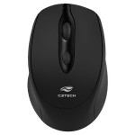 Mouse Sem Fio C3Tech, 1600 DPI, Bluetooth, Nano Receptor USB, Dual Mode, Preto - M-BT30BK
