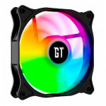 Cooler FAN GT Gamer Rainbow 120mm, Preto - 65391