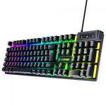 Teclado Gamer Fortrek Fearless 100, Rainbow, Membrana, Full Size, ABNT2, Preto - 84032