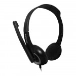 Headset Multilaser Basic HF200, P3, 3.5mm, Controle de Volume, Microfone Com Redução de Ruído, Preto - PH367