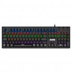 Teclado Gamer Mecânico K-Mex Dracarys KGDB, LED RGB, Switch Blue, Preto - KGDB28U0001CB0X