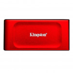 SSD Externo Portátil Kingston XS1000, 1TB, USB 3.2, Leitura: 1050MB/s e Gravação: 1000MB/s, Vermelho - SXS1000R