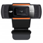 Webcam C3Tech, HD 720P, Com Microfone, Preto - WB-70BK