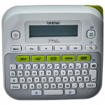 Rotulador Eletrônico Brother Teclado QWERTY Display Gráfico 97 Molduras 15 Caracteres, Cinza - PT-D210