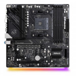Placa Mãe ASRock B550M PG Riptide, Chipset B550, AMD AM4, MATX, LED RGB, DDR4, HDMI DP - B550M PG Riptide