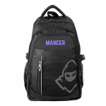 Mochila Para Notebook Mancer Belphegor, Preto e Roxo - MC-BELP-PP01