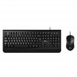 Teclado E Mouse Lenovo Lecoo, USB, ABNT2, 104 teclas, Com Teclado Numérico, Preto - CM105