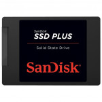 SSD Sandisk Plus, 240GB, SATA 2.5", Leitura 530MB/s, Gravação 440MB/s, Preto - SDSSDA-240G-G26