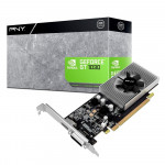 Placa de Vídeo PNY NVIDIA GeForce GT 1030, 2GB, GDDR4, 64Bit, DVI HDMI - GMG103WE3G2CX1KTP