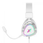 Headset Gamer Superframe Sound, 7.1 Surround, Drivers de 50mm, RGB, USB, Branco - SF-HS-SD7CR3W