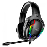 Headset Gamer Kalkan Munin, RGB, Drivers de 50mm, 7.1 Virtual Surround, Preto - KLK00022