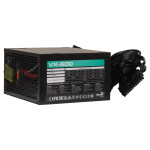 Fonte Gamer Aerocool Stealth VX-600 BIV, 600W, Bivolt, Atx, Preto - 86370