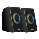 Caixa De Som TGT Eryx V2, RGB, 2X3W RMS, Preto - TGT-ERX-RGB01