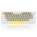 Teclado Mecânico Gamer Redragon Lakshmi, RAINBOW, Switch Brown, ABNT 2, Branco - K606-YL GY WT (PT-BROWN)