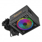 Fonte New Hero Tesla, RGB, 650w, 80 Plus Bronze, Pfc Ativo, Preto - NH-TPS650W