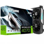 Placa de Vídeo Zotac RTX 4070 Twin Edge OC, 12GB, GDDR6x, 192Bits, DLSS, Ray Tracing, 3x DP 1x HDMI - ZT-D40700H-10M