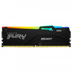 Memória Kingston Fury Beast, 32GB, RGB, 5600MHz, DDR5, CL40, Preto - KF556C40BBA-32