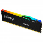 Memória Kingston Fury Beast, 32GB, RGB, 5600MHz, DDR5, CL40, Preto - KF556C40BBA-32