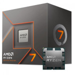 Processador AMD Ryzen 7 8700F, 5GHz Max Turbo, Cachê 8MB, AM5, 8 Núcleos, 16 Threads, Vídeo Integrado - 100-100001590BOX