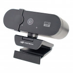 Webcam C3Tech, Full HD 1080P, Preto - WB-150BK