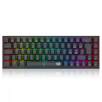 Teclado Mecânico Gamer Redragon Ryze Pro, RGB, Wireless, Bluetooth, Switch Brown, ABNT2, Preto - K633RGB-PRO (PT-BROWN)