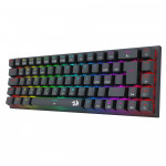 Teclado Mecânico Gamer Redragon Ryze Pro, RGB, Wireless, Bluetooth, Switch Brown, ABNT2, Preto - K633RGB-PRO (PT-BROWN)