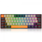 Teclado Mecânico Gamer Redragon Draconic PRO RGB, 60%, ABNT2, Switch Brown, Preto - K530-OG GY BK-