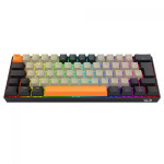 Teclado Mecânico Gamer Redragon Draconic PRO RGB, 60%, ABNT2, Switch Brown, Preto - K530-OG GY BK-