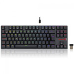 Teclado Mecânico Gamer Redragon APS Pro, Wireless, Bluetooth, RGB, Switch Brown, ABNT2, Preto - K607P-KBS (PT-BROWN)