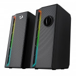 Caixa de Som Gamer Redragon Calliope, RGB, USB, Stereo 2.0, 3.5mm, Preto - GS580