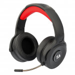 Headset Gamer Redragon Pelops PRO, Wireless, Preto e Vermelho - H818 PRO