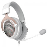 Headset Gamer Redragon Luna White, 3.5mm, USB, Drivers de 53mm, Open Back, Branco - H540W