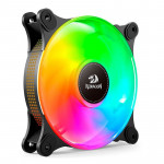 Kit Fan Gamer Redragon, ARGB, 3 Fans 120mm, 2200RPM, Preto - GC-F013