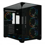 Gabinete Gamer Bluecase Grand Tokyo, mATX, Lateral Vidro, USB 3.0, Sem Fan, Sem Fonte, Preto - BG-058GRBBX
