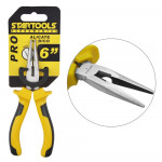 Alicate de Bico Meia Cana 6" Startools, Isolado, Laranja - AR0094