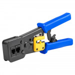 Alicate De Crimpar e Decapador, Isenção Para RJ45/RJ11, Átomo - MO-JFG03