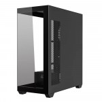 Gabinete Gamer Redragon Deflect, Mid Tower, Lateral e Frontal e Frontal em Vidro, Sem Fans, Preto - CA-609B