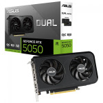 Placa de Vídeo Asus NVIDIA GeForce RTX 5050 DUAL OC, 8GB, GDDR6, DLSS, Ray Tracing, 3x DP 1x HDMI - DUAL-RTX5050-O8G